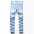 Vintage Jeans Straight Pants Casual Men's Ripped Mid Waist Jeans